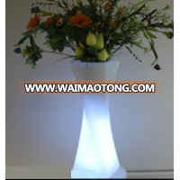 16 colors changing Plastic Battery Operated Led high Flower Pots illuminated for Garden