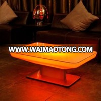 RGB color changeable battery rechargeable Led night club bar table