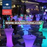 Party furniture Led table Illuminated High Bar Tables