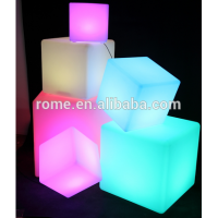 40cm led cube wedding decoration mood light led garden cube for sitting