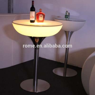 Hot Sales Fashionable And 16 Color Changing Remote Control LED Glow Furniture Bar Light Table