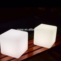 hot new products cube night light plastic sitting cubes led rgb 3d size 40cm led cube