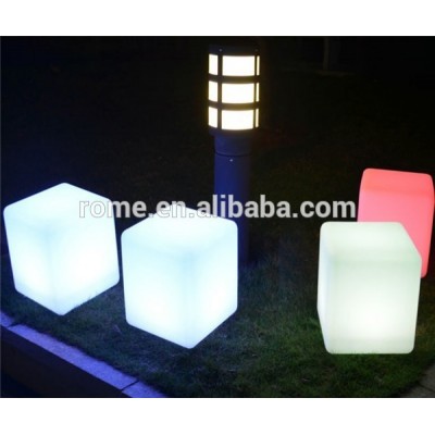 party decorative outdoor lighting products rechargeable LED mood light cube