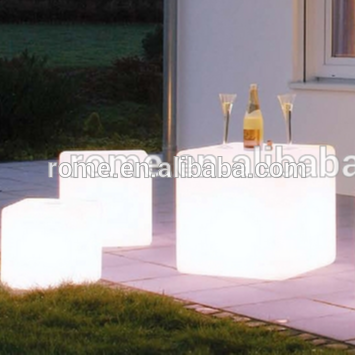 RGB Color Changing LED Cube / LED Cube Chairs / Light Cube Seat