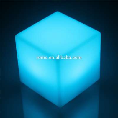 Color Change LED Glowing Cube light table top light