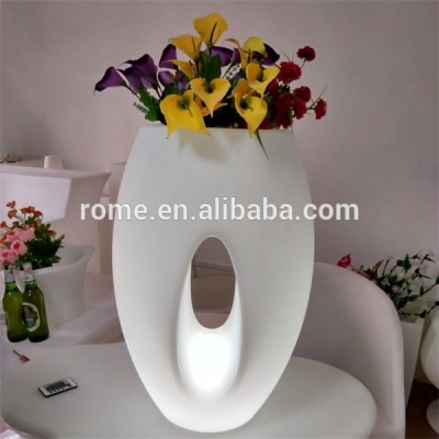 plant led garden pot color glowing led flower pot outdoor led flower pot