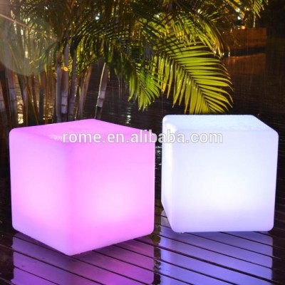 furniture used LED illuminated furniture40CM RGB Color Change led Furniture RGB Decorative Cube Light