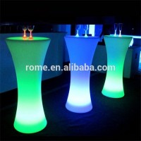 Portable Ice Cooler/Lighting Plastic Ice Table Cooler Led ice bucket