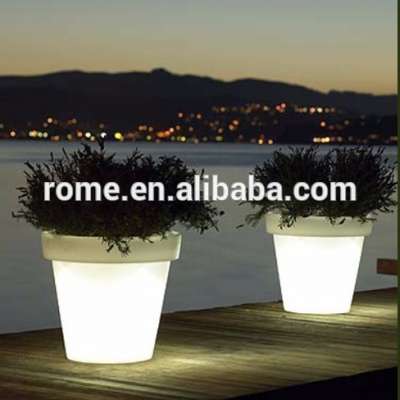 factory direct sale popular waterproof led rgb large flower pots for pool