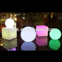 remote control battery illuminated rgb color changing transparent plastic led cube chair