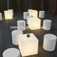 Outdoor Waterproof led cube color changing furniture/swimming pool outdoor and Wedding Rgb Led Dental Chair/Led Cube Light