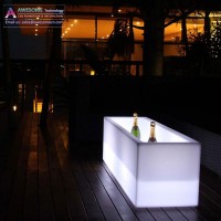 party ice tub / illuminated ice chest /  led beverage bucket